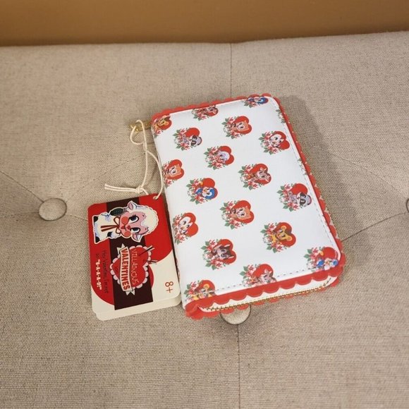 Loungefly Funko Villainous Valentines Zip Around Wallet - Picture 7 of 12